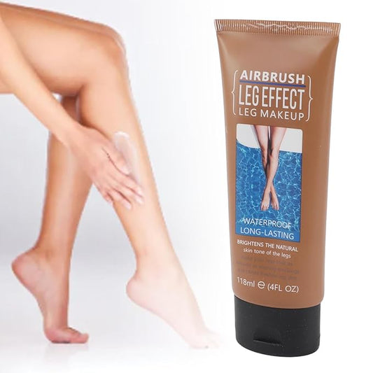 118ml Leg Makeup Lotion, Leg Body Makeup, Airbrush Legs, Body Makeup Waterproof Long Lasting Full Coverage Lightweight Leg Body Cosmetic for Wedding (3#)-VivaGrace Women
