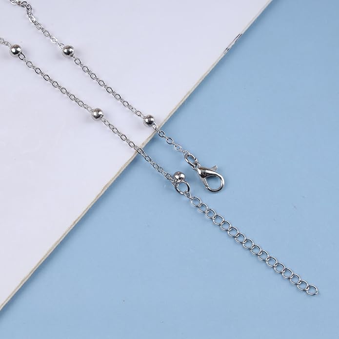 Vintage Opal Crystal Sun Pendent Necklace Opal Sunburst Necklace Moonstone Sun Choker Necklace Gold Ball Chain Necklace Jewelry for Women (Gold)-VivaGrace Women