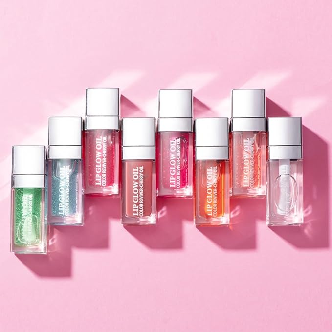 Hydrating Lip Glow Oil, Moisturizing Lip Glow Oil, Nourishing Glossy Transparent Lip Oil, Plumping Lip Oil, Lip Balm, Non-sticky Tinted Toot Lip Balm for Lip Care (PURPLE) 0.2 OZ-VivaGrace Women