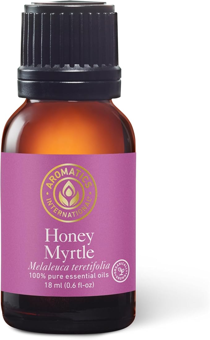 Aromatics International Premium Organic Honey Myrtle Essential Oil 18ml | 100% Pure Essential Oil for Diffusion & Aromatherapy-VivaGrace Women