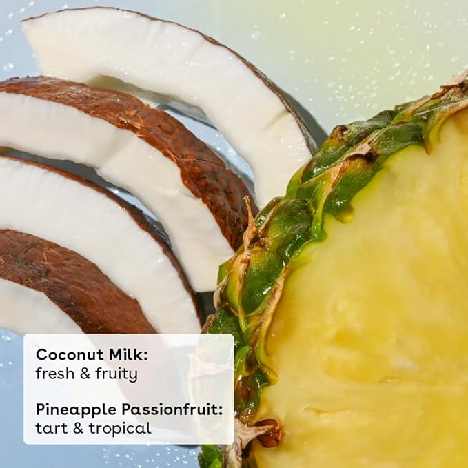 eos 100% Natural Lip Balm- Coconut Milk and Pineapple Passionfruit, All-Day Moisture Lip Care, 0.14 oz, 2 Pack-VivaGrace Women