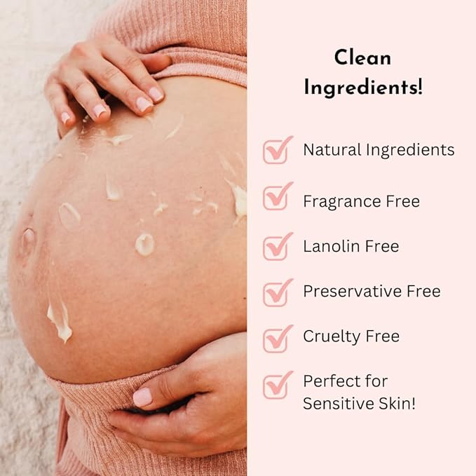 Belly Bundle - Organic Belly Balm and Natural Oil for Pregnancy Stretch Marks and Scars (5 piece set - SM)-VivaGrace Women