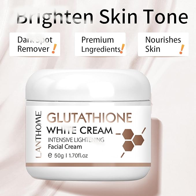 Glutathione Skincare Set, Complete Skin Care Routine Includes Glutathione Cream, Toner, Face Wash & Glutathione Face Serum, Anti-Aging Skincare Set For Women, Tight, Anti-Aging, Radiant-VivaGrace Women