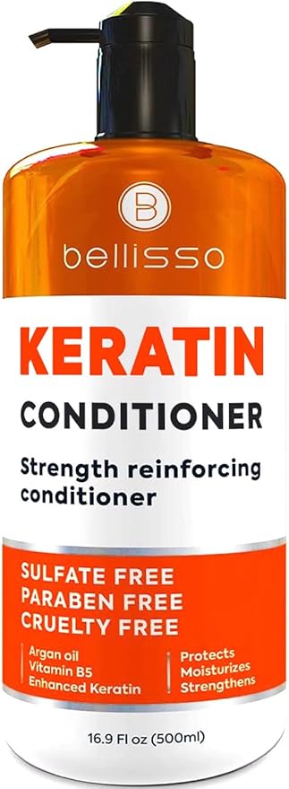 Keratin Conditioner – Sulfate and Paraben Free Deep Treatment for Dry, Damaged Hair - Salon Formula - For Curly, Color Treated, Straight and Frizzy Hair – for Women and Men to Repair Split Ends-VivaGrace Women