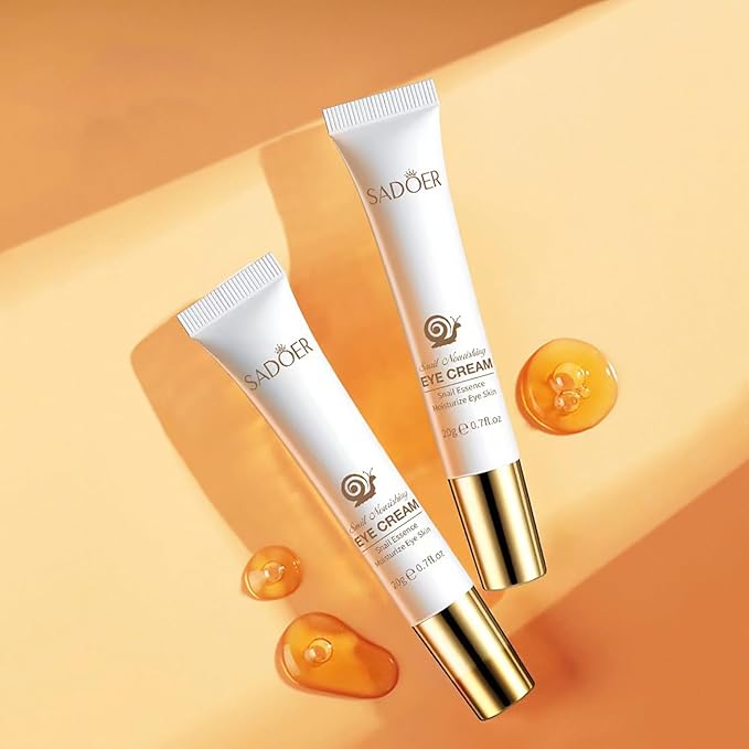Snail Nourishing Eye Cream - Premium Formula, 20g - Bid Farewell to Dark Circles and Fine Lines and Welcome Elastic and Lustrous Eye Skin-VivaGrace Women