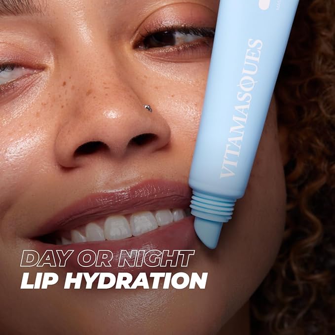 Vitamasques Overnight Lip Mask - Hydrating Coconut Flavor Lip Balm Moisturizer with Vitamins & Natural Oil Hydrates, Nourishes & Plumps Lips Area - Korean Skin Care Lip Care Products (Pack of 3)-VivaGrace Women