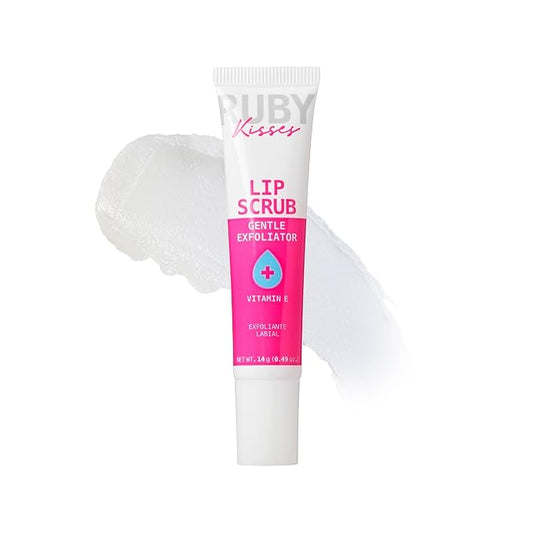 Ruby Kisses Exfoliating Lip Scrub, Gentle Smoothing for Soft Lips, Jojoba & Shea Butter Enriched, Non-Greasy, Hydrating Lip Care, Lightweight for Healthy & Supple Lips-VivaGrace Women