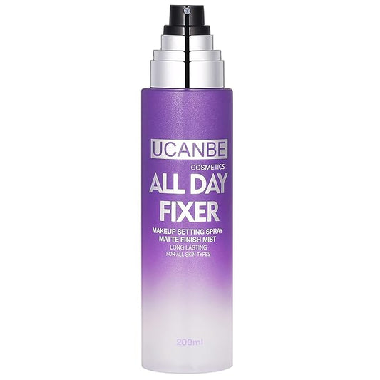 UCANBE Makeup Setting Spray - Matte Finishing Spray Long Lasting Face Mist, Oil Control Lightweight Hydrate Make Up Spray, 6.7 Fl Oz Large Size-VivaGrace Women