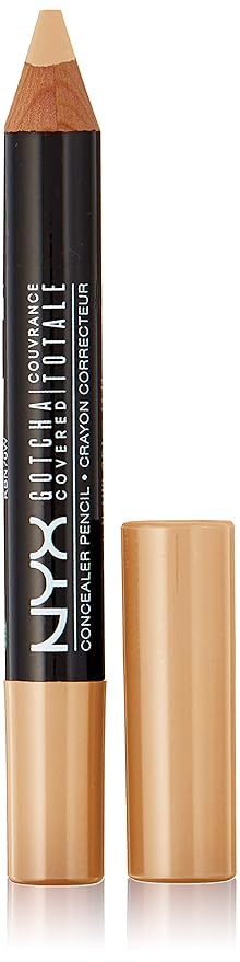NYX Professional Makeup Gotcha Covered Concealer Pen, Beige, 0.04 Ounce-VivaGrace Women