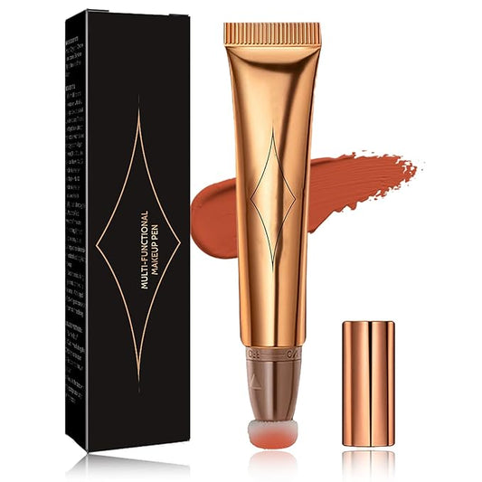 Liquid Contour Beauty Wand,Stick with Cushion Applicator,Cream Contour,Long Lasting Smoothly Moisturizng Silky Contour Stick Blush Stick-VivaGrace Women