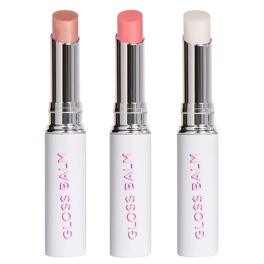 Petite 'n Pretty Full Size Glo$$ Lip Balm Trio Set - Makeup for Kids, Tweens, Teens- Hydrating, Lightweight Lip Gloss, Made in the USA (Shine Bright, Sell Out, Stocks and Bronze)-VivaGrace Women