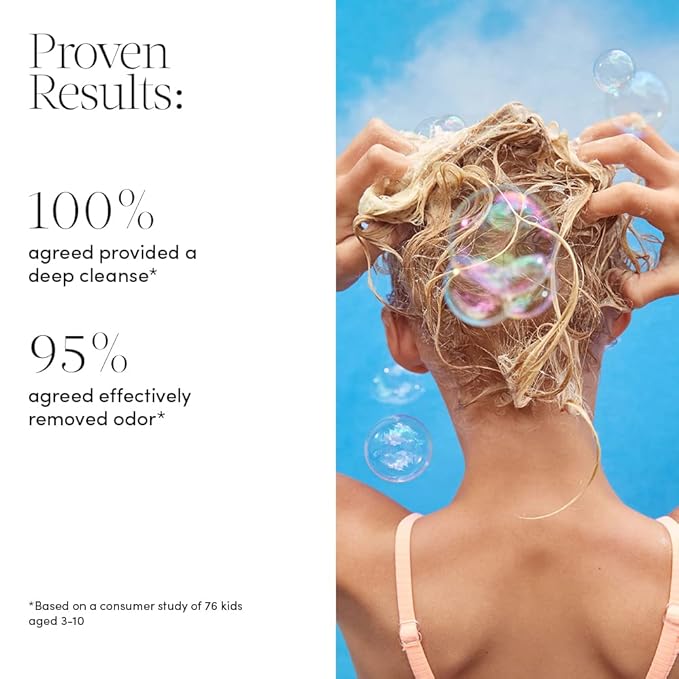 Evereden After Swim & Sports Kids Shampoo: With Cleansing Clay | Detoxifies Hair & Scalp from Chlorine, Dirt, and Sweat | Clean & Vegan Kid Shampoo for Daily Use and Any Hair Type-VivaGrace Women