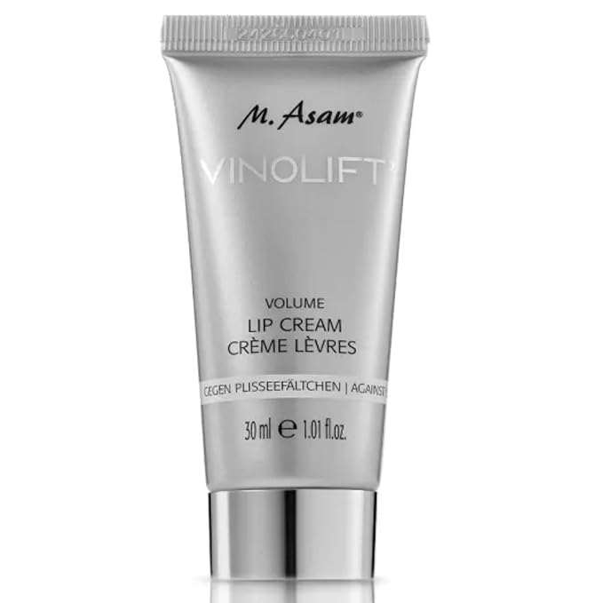 M. Asam VINOLIFT Volume Lip Cream - Anti-age volume & lip care against fine lip lines for mature & demanding skin, plumping lip care for moisturized & soft lips, 1.01 Fl Oz-VivaGrace Women