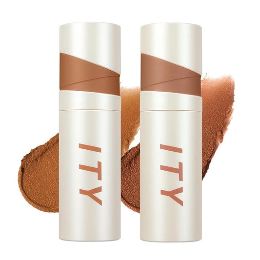 ITY Velvet Matte Finish Lip Stain-Mousse Textured Lip Clay, Red Shade, Conceals Lip Lines, Rich Pigment Lip Tint Lipsticks, 0.14 oz (4g) in Ginger, Embered.-VivaGrace Women