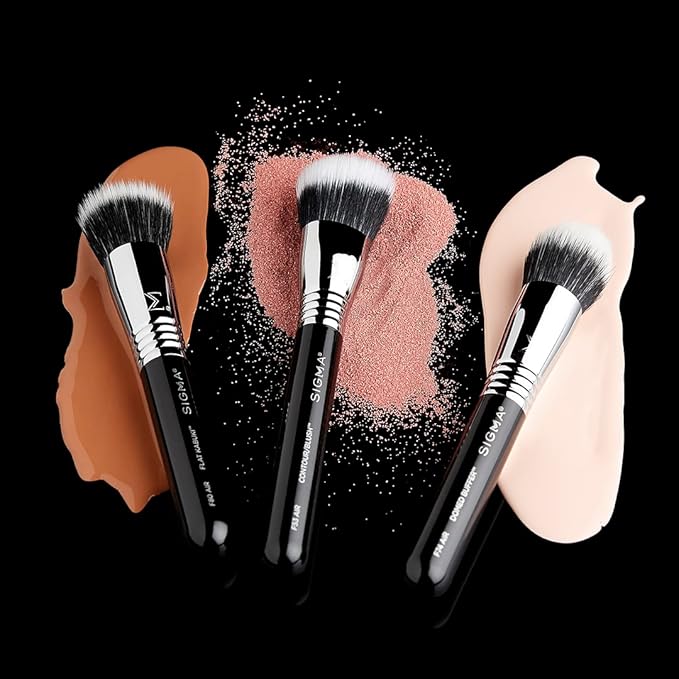 Sigma Beauty F53 Air Contour and Blush Brush – Angled Makeup Brush for Blush & Bronzer, Perfect for Sheer to Medium Coverage, Professional, Streak-Free Application (1 Brush)-VivaGrace Women