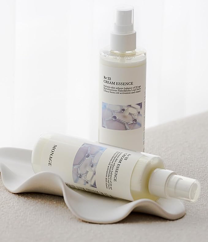 Re 22 Cream Essence – Korean Skin Care All-in-One Hydrating Spray with Resurrection Plant & Sea Lettuce Stem Cells for Youthful, Balanced Skin – Relaxing Gifts, 150ml / 5.07 fl. oz-VivaGrace Women