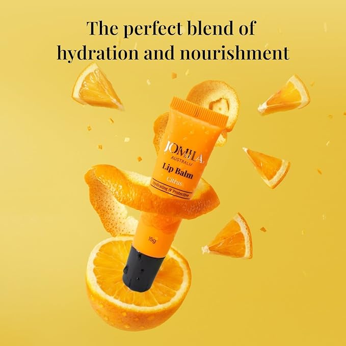 Citrus Lip Balm 15g for Dry Lips, With Lanolin, Lip Care, Improved formula, For Men and Women, 15g-VivaGrace Women