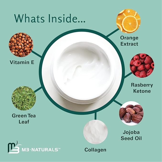 Stretch Mark Cream Infused with Collagen & Stem Cell Maternity Skincare Oil Removes Stretch Mark Prevention & Scar Remover Lotion Green Tea Extract & Raspberry Ketones by M3 Naturals-VivaGrace Women