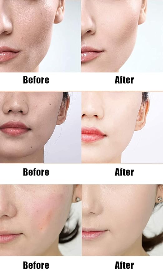 GL-Turelifes Mushroom Head Air Cushion Foundation CC Cream Water Feeling Flawless BB Cream Moisturizing Oil Control, Lightweight & Smoothing Natural Concealer (BlanchedAlmond)-VivaGrace Women