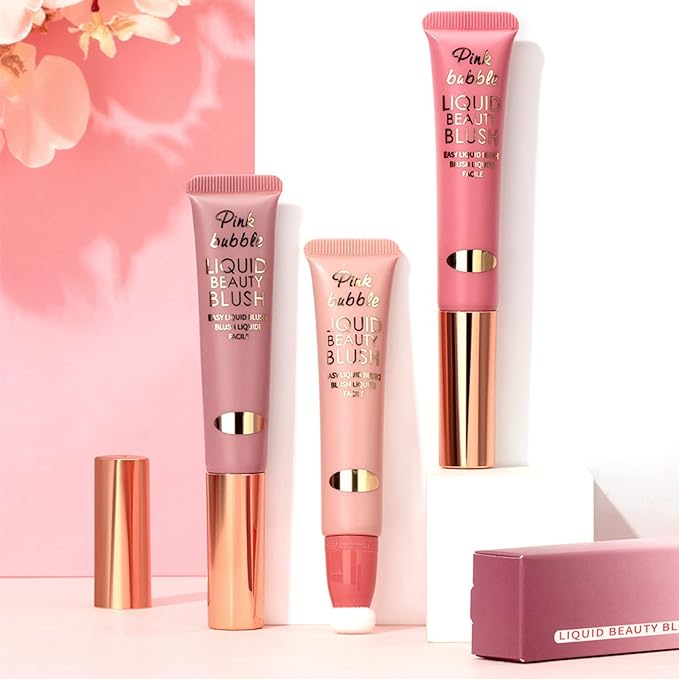 Blush Beauty Wand Cream Blush Stick for Cheeks and Lips,Blush Creams Blush Highlighter,Easily Blendable,Stick Blush Smudge Proof-VivaGrace Women