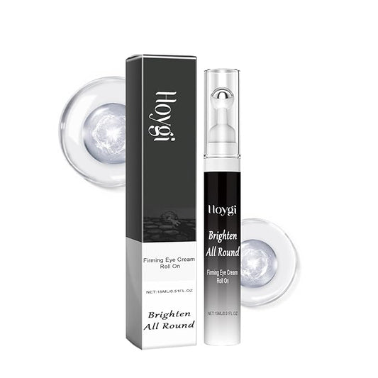 Caffeine Eye Cream Eye Serum, Under Eye Roller Cream for Dark Circles and Puffiness, 0.51 Fl Oz-VivaGrace Women