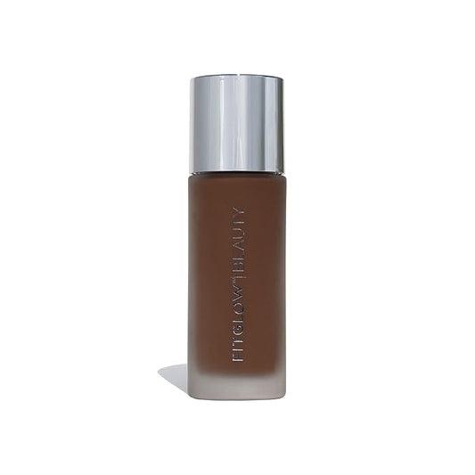 Fitglow Beauty - Natural Foundation+ Photo-Filtering Foundation | Vegan, Woman-Owned Clean Beauty (F7.5 - Rich Deep, Red Undertones)-VivaGrace Women
