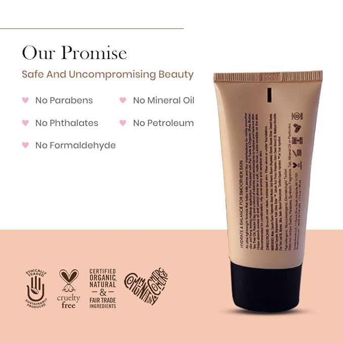 SheaMoisture Mattifying Primer - Matte Face Primer Hydrates and Balances Skin - Made with Organic Shea Butter, Tea Tree and Kaolin Clay (Good for oily, acne prone or sensitive skin) 1 Pack (1.7oz)-VivaGrace Women