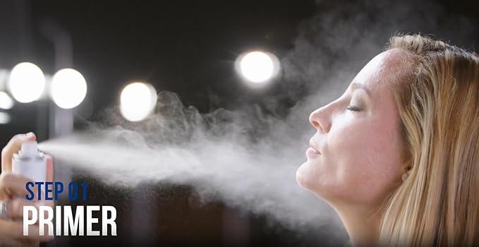 NV Perfecting Fine Mist Primer Buildable Coverage Professional Airbrush Makeup with Plant-based Stem Cell Polypeptides, Vitamins A, D, E and Aloe, 1.5 ounces, PRIMER-VivaGrace Women