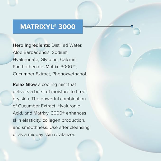 Cosmedica Skincare Refresh Glow Hydrating Peptide Spray with Matrixyl 3000, Cucumber Extract & Hyaluronic Acid for Revitalized Skin – 4 oz-VivaGrace Women