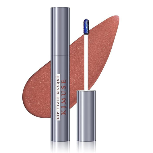 KIMUSE Lip Stain Masque: Peel Off Lip Stain Long Lasting Waterproof 12HR Transfer Proof & Hydrating Tint, Instant Lip Color With Natural Matte Effects, Vegan & Easy To Use-VivaGrace Women