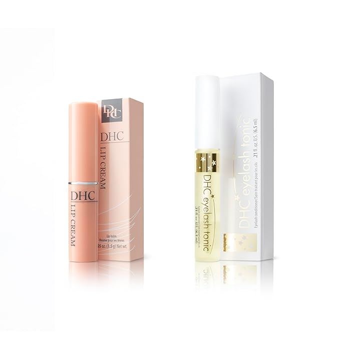 DHC Lip Cream 0.05 oz. Net wt. and Eyelash Tonic 0.21 Fl Oz.-VivaGrace Women
