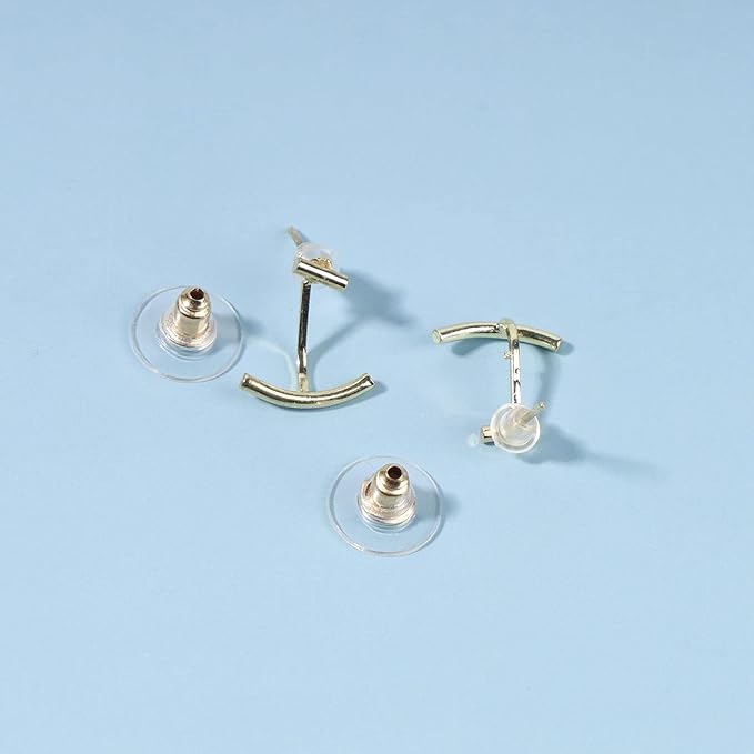 Boho Bar Ear Jacket Earrings Gold Stick Studs Earrings Minimalist Geometric Earrings Bar Ear Crawlers Earrings Jewelry for Women and Girls-VivaGrace Women