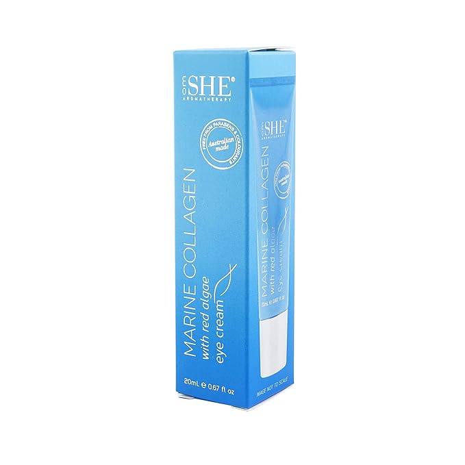 Om She Aromatherapy Marine Collagen with Red Algae Eye Cream-VivaGrace Women