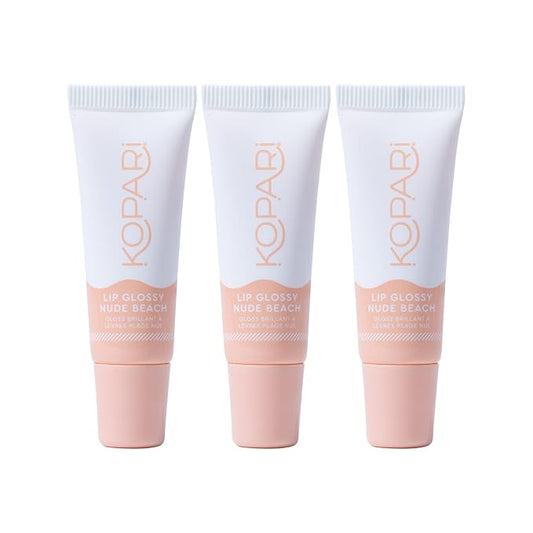 Kopari Nude Peach Lip Glossy 3pk-VivaGrace Women