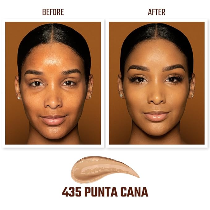 Juvia's Place I Am Magic Velvety Matte Liquid Foundation 435 - Punta Cana - Tan w/Neutral, Golden Undertone, Makeup Foundation Full Coverage, Lightweight, Long Wear, Velvety Matte Finish-VivaGrace Women