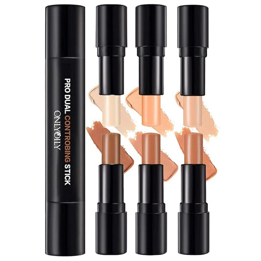 6 colors contour highlighter stick contour stick,face highlighter, contour makeup contouring sticks cream concealer - 3PCS (#1+#2+#3)-VivaGrace Women