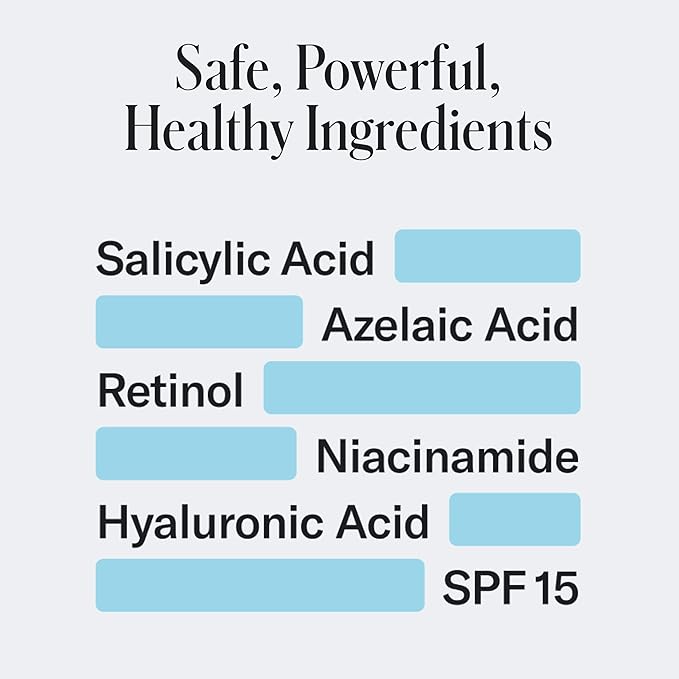 Geologie Clear System | 3-Step Acne Treatment & Skincare Set | Clears Skin Fast | Acne Gel Cleanser, SPF15 Day Cream & .2% Retinol Face Cream For Men & Women | Month 2 / Level 2-VivaGrace Women