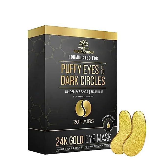 24k Gold Eye Treatment Masks With Collagen-VivaGrace Women