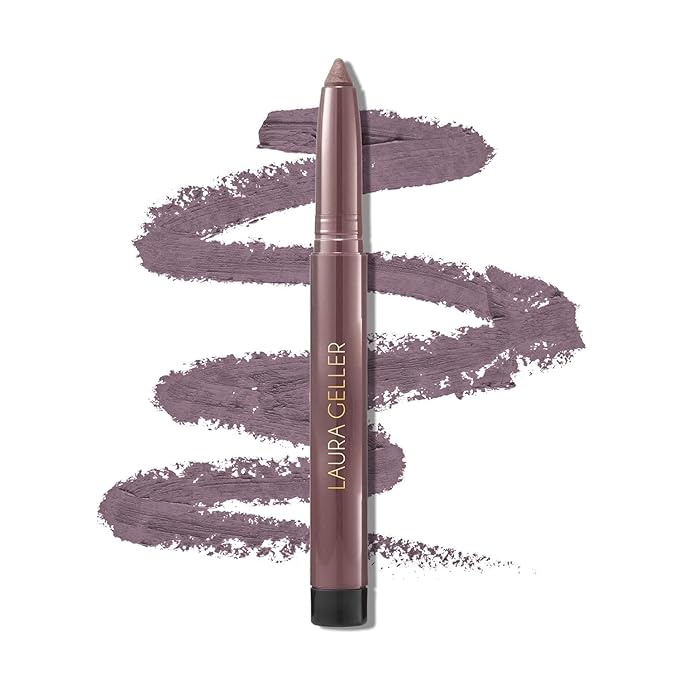 LAURA GELLER NEW YORK Kajal Longwear Kohl Eyeliner Pencil - Smoky Plum Kohl - Caffeine and Vitamin E - Smooth & Blendable Liner - Built-In Sharpener-VivaGrace Women