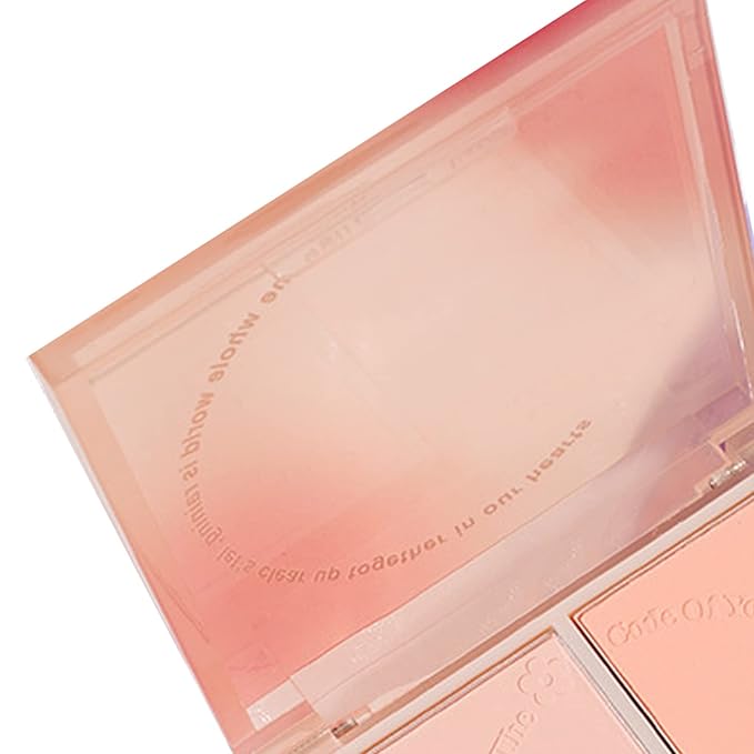 Powder Blush,Metallic Makeup Powder Blush Long Lasting Smooth Pigmented Single Color Shimmery Cosmetics Blush Blush Palette-VivaGrace Women
