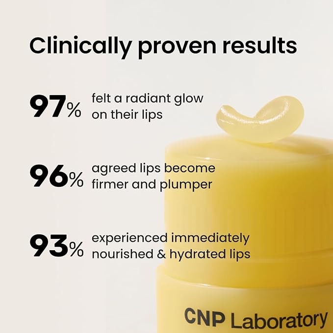 CNP Honey Lip Butter (0.5 fl.oz / 15ml) - Propolis Lipcerin™, Hydrating Overnight Manuka Lip Balm & Mask, 12hrs Long-lasting Moisture, Gentle Exfoliation, Hygienic Twist Dispenser, Korean Skin Care-VivaGrace Women