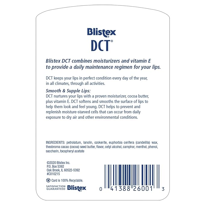 Blistex Dct Daily Conditioning treatment, 0.25 oz, Pack of 12-VivaGrace Women