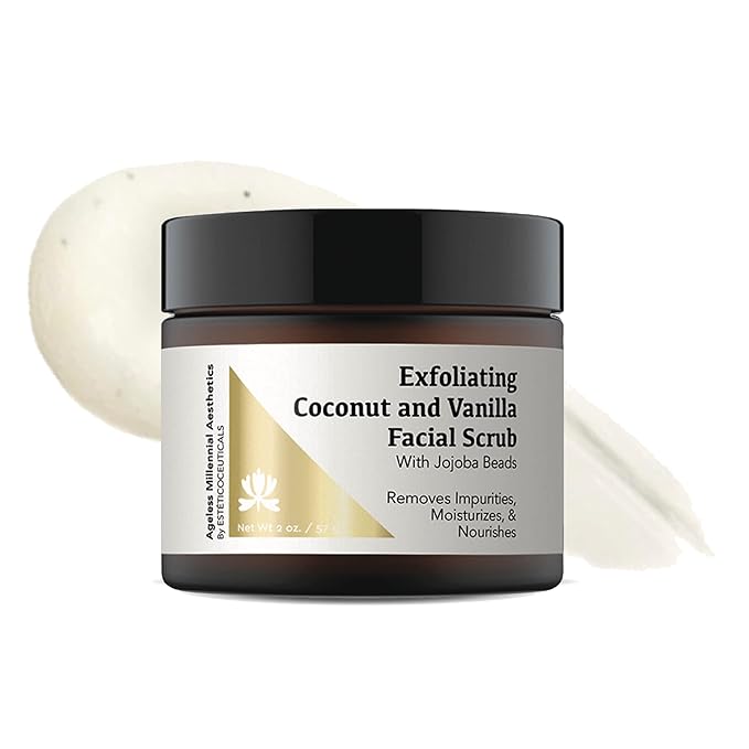 Ageless Millennial Aesthetics - Days Skin Care Gift Box - 1 Exfoliating Coconut Scrub - 2.0oz, 1 Pro-C Illuminating Antioxidant Serum - 1.0oz, and 1 Revitalisant Hydrating Cream - 2.0oz-VivaGrace Women