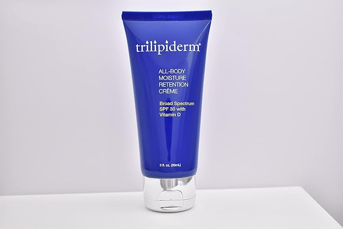 Trilipiderm Ultra Hydrating Body Regimen - 3oz Hydrating Exfoliant Cleanser + 3oz Hydrating All-Body Serum + 3oz All-Body Moisture Retention Créme + 3oz Broad Spectrum SPF 30 Set-VivaGrace Women