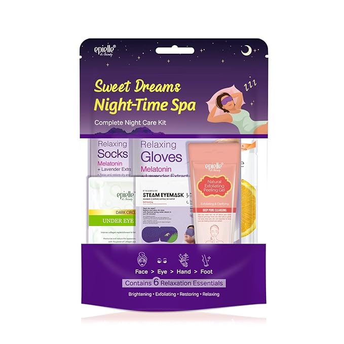Sweet Dream Night Time Spa Kits | Luxury Spa Gift Sets for Relaxation | Includes Spa Day Essentials | Perfect Beauty Gift for Pampering & Self-Care | Korean Skincare-VivaGrace Women