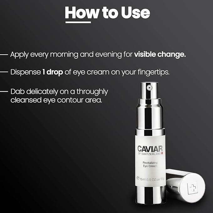 Black Caviar Under Eye Cream – Anti Aging Skin Care Moisturizer Cream | Instant Hydrating, Collagen Puffiness and Bags Reducer, Wrinkles Repairing & Circle Remover Treatment-VivaGrace Women
