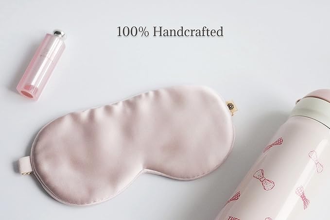 Silk Eye Mask for Sleeping (Rose Water)-VivaGrace Women