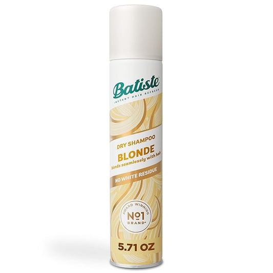 Batiste Dry Shampoo for Blonde Hair, Refresh Hair and Absorb Oil Between Washes, Waterless Shampoo for Added Hair Texture and Body, 5.71 oz-VivaGrace Women