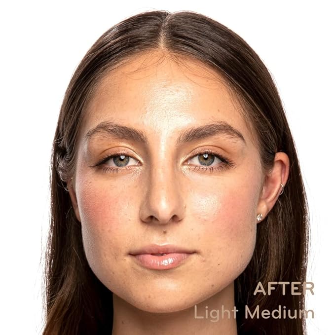 pūrlisse Radiant Glow Illuminating BB Cream with SPF 30 - Glow BB Cream Enriched with Goji & Hawthorn Berry for Dewy Skin - Helps to Improve Skin Texture & Radiance - Light Medium (1.4 oz)-VivaGrace Women