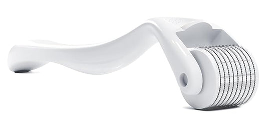 ROSELYNBOUTIQUE Derma Roller for Hair Beard Facial Skin Face 540 Microneedles At-Home Beauty Instrument White Holiday Gift for Men Women-VivaGrace Women